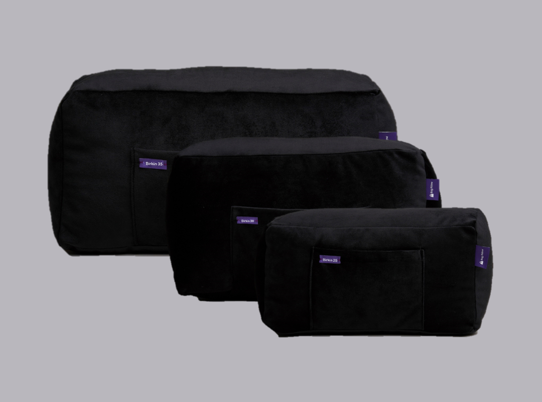 Birkin Trio: Complete Bag Pillow Set for Birkins 25, 30, and 35