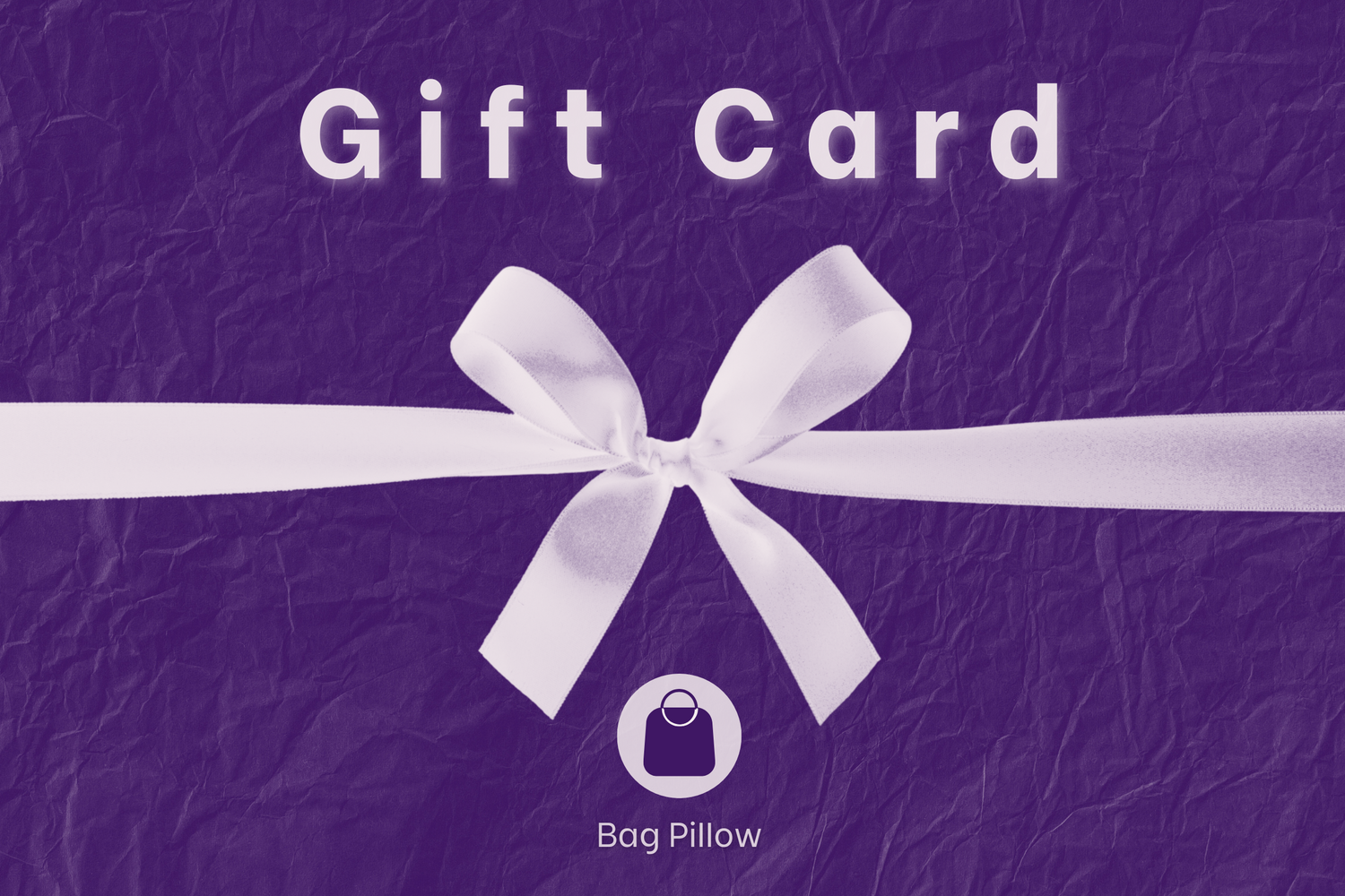 Bag Pillow Gift Cards